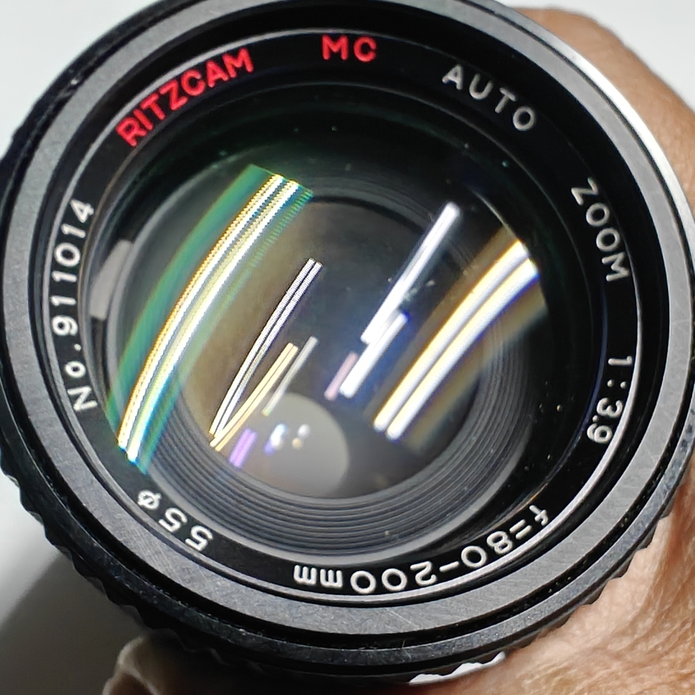 Black Auto Zoom Lens